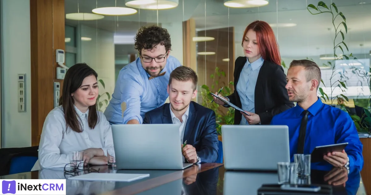 Colleagues in Digital Marketing Office